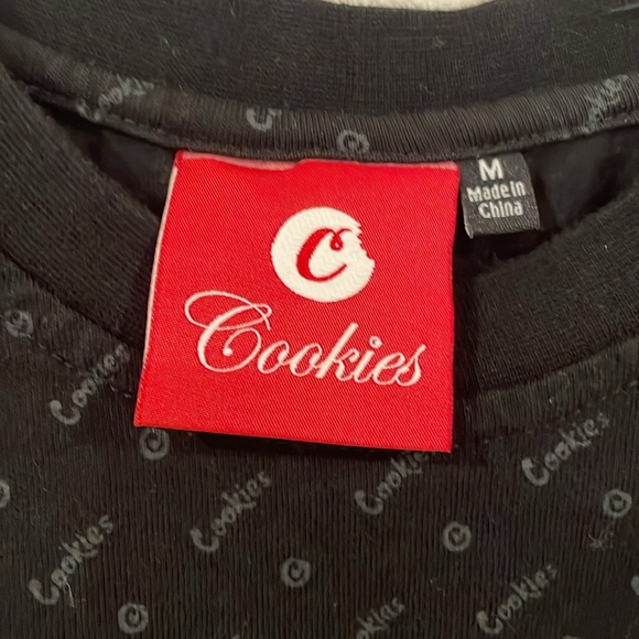 Cookies, size, medium, black T-shirt, like new condition - Picture 3 of 3